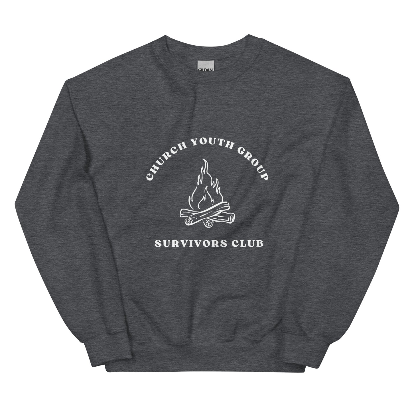 CHURCH YOUTH GROUP SURVIVOR UNISEX SWEATSHIRT